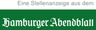 Stellenanzeigen aus Hamburger Abendblatt / Bergedorfer Zeitung / Hamburger Wochenblatt / Niendorfer Wochenblatt
